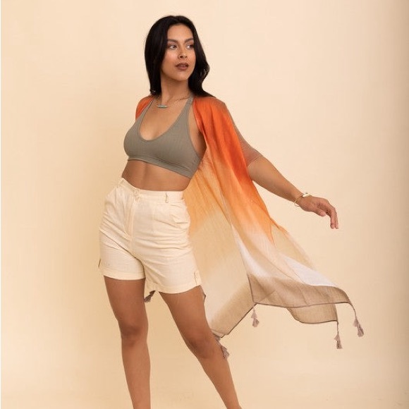 #96 Peachy Gradient Kimono - Picture 3 of 3